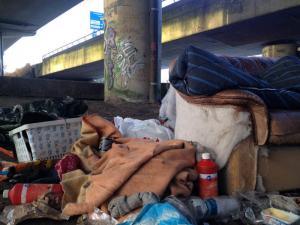 Slaapplek Buitenslaper Dakloos Viaduct Groningen